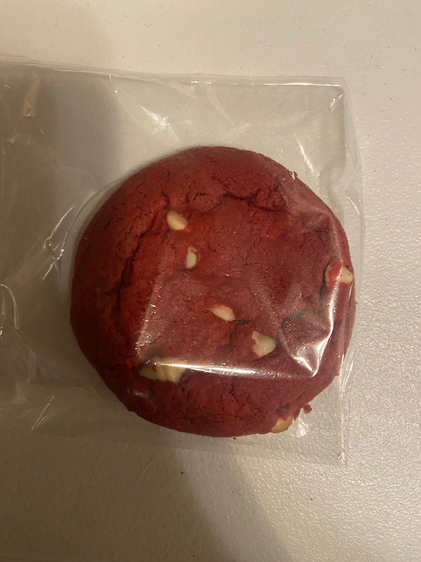 Red Velvet White Chocolate Chip Cookies