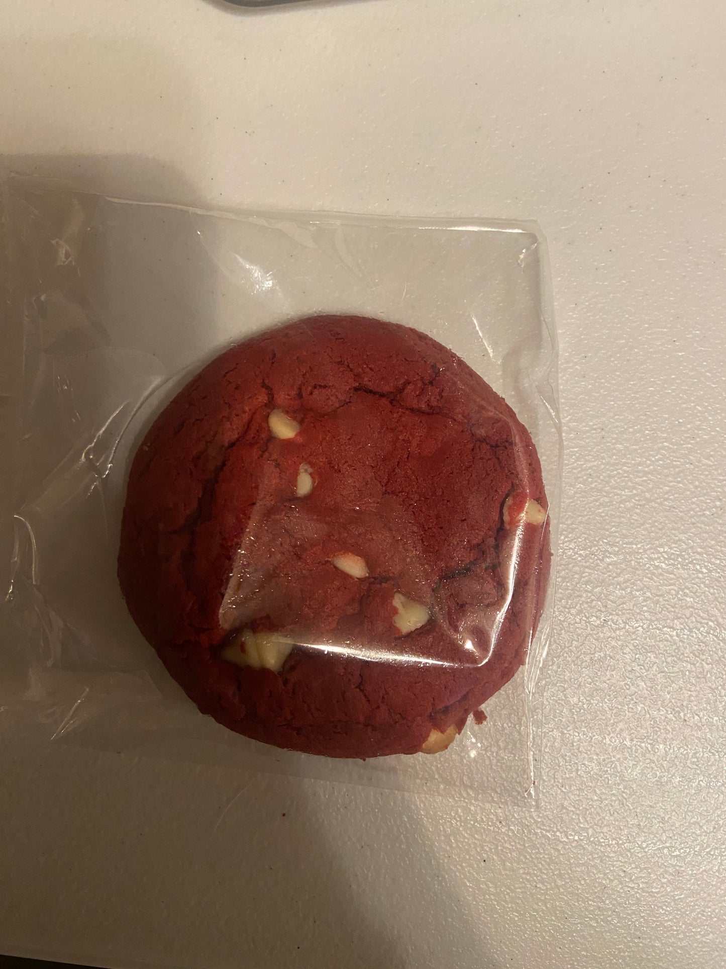 Red Velvet White Chocolate Chip Cookies