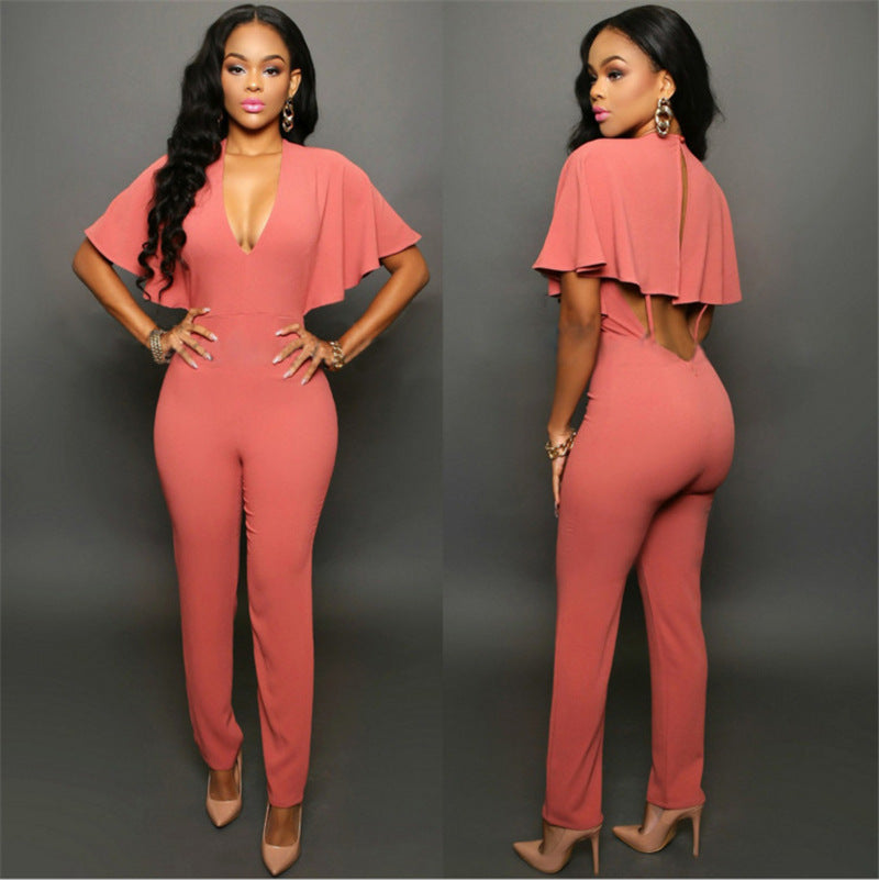 Cape Back Jumpsuit
