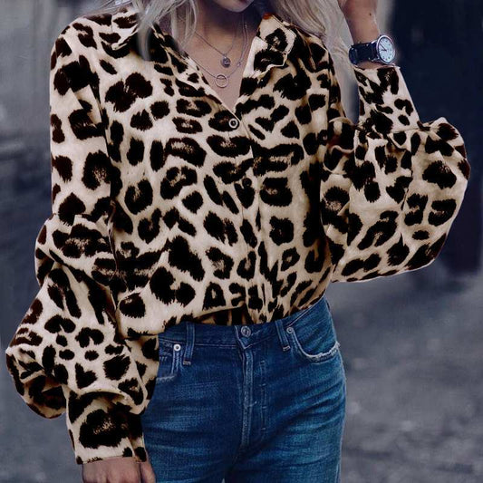 Leopard Puffy Sleeve