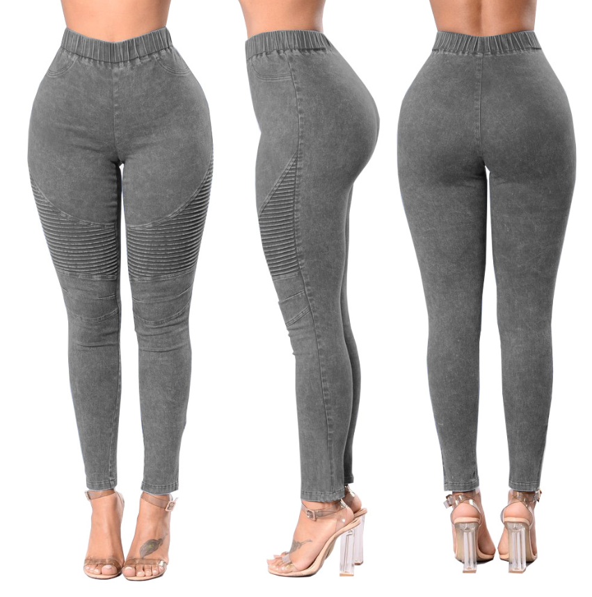 Elastic high waist Jeans