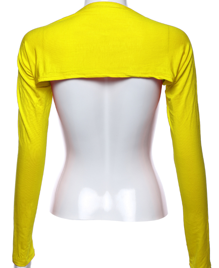 Shoulder long sleeve top