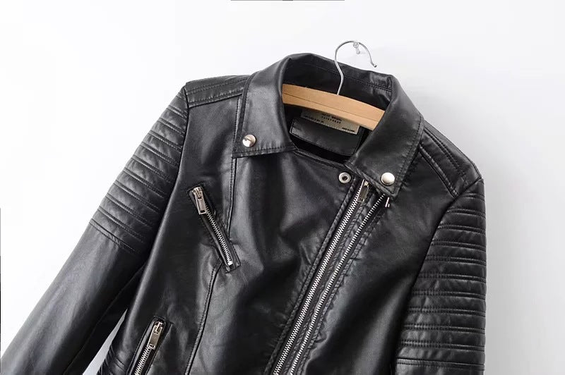 Women's leather motorcycle leather