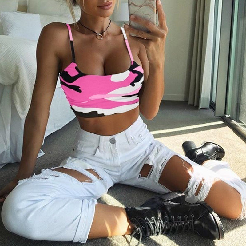 Camouflage  Cropped Top