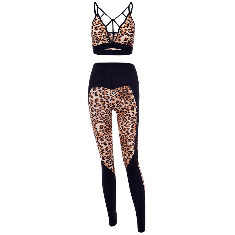 Leopard Print active wear set