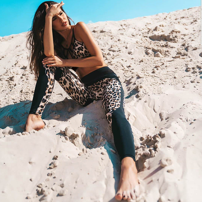 Leopard Print active wear set