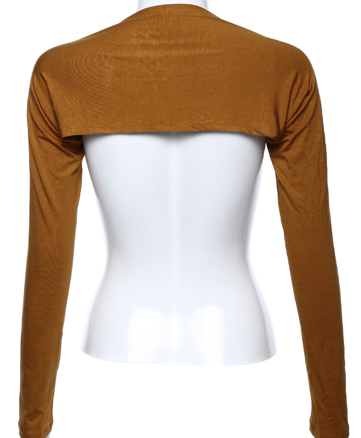 Shoulder long sleeve top