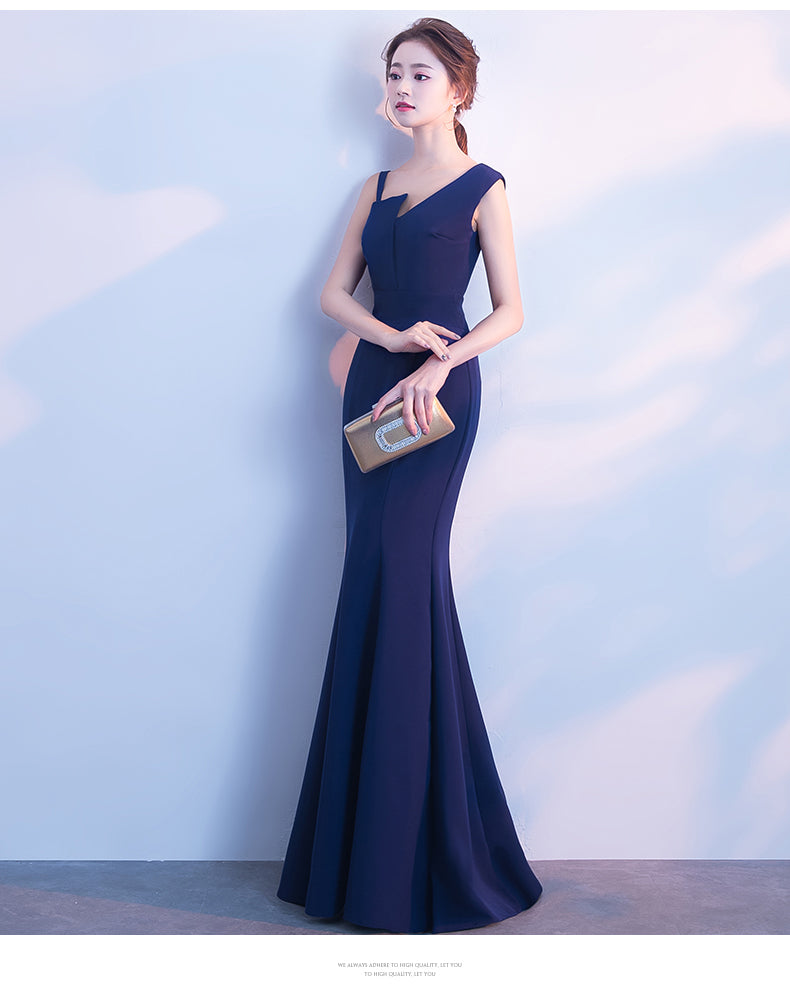 Fishtail A-line dress