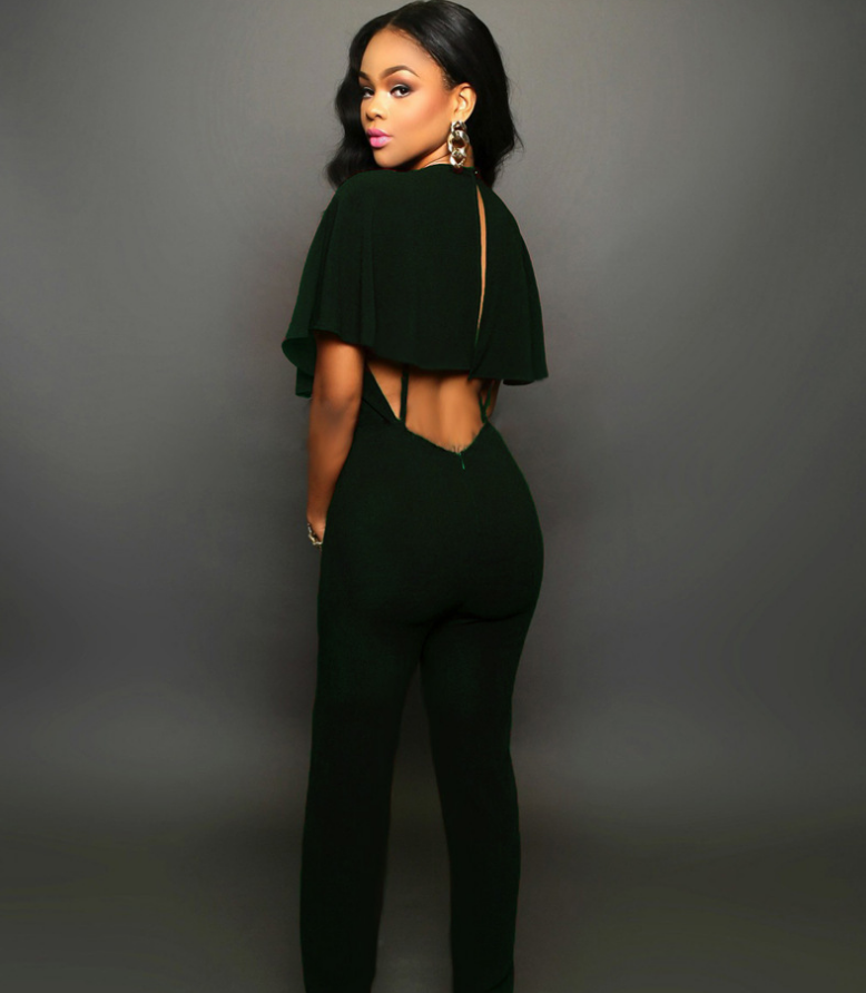 Cape Back Jumpsuit