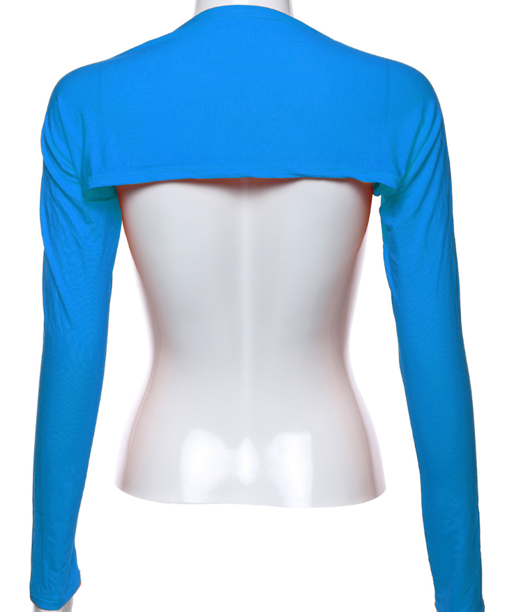 Shoulder long sleeve top