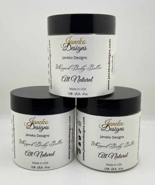 All Natural Whipped Body Butter