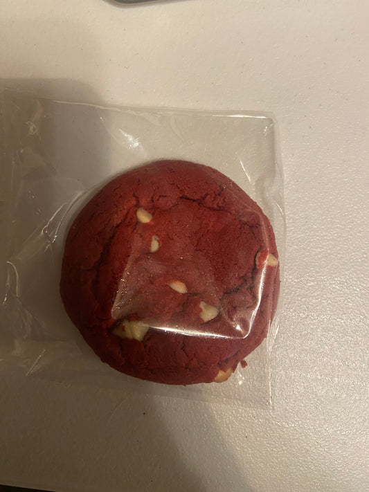 Red Velvet White Chocolate Chip Cookies