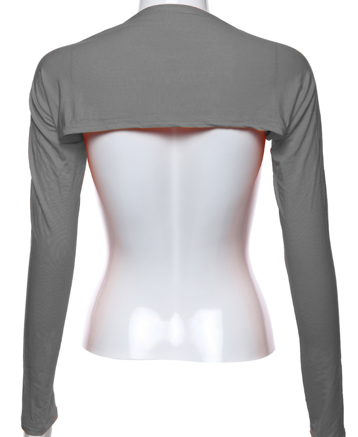 Shoulder long sleeve top