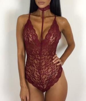 Mock Neck lace Teddy