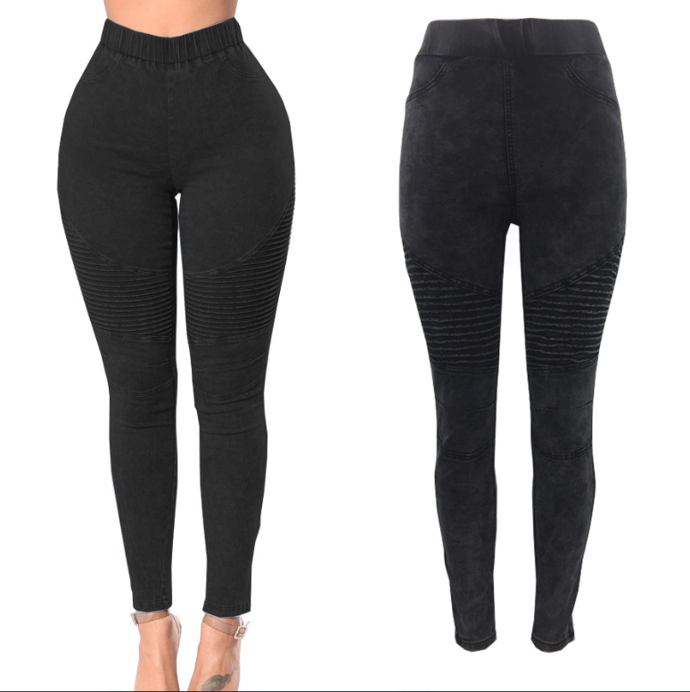 Elastic high waist Jeans