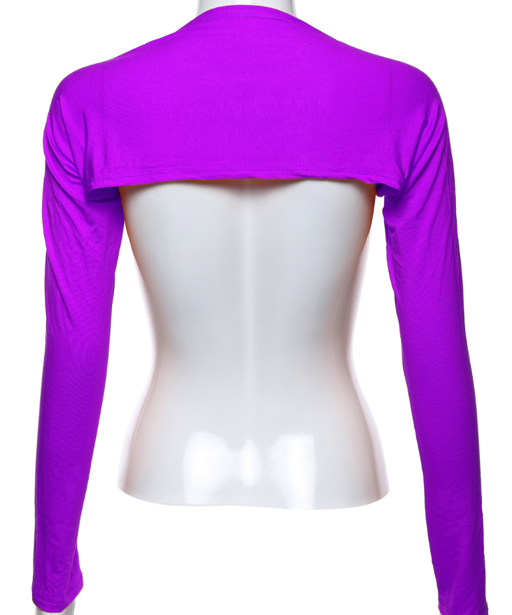 Shoulder long sleeve top