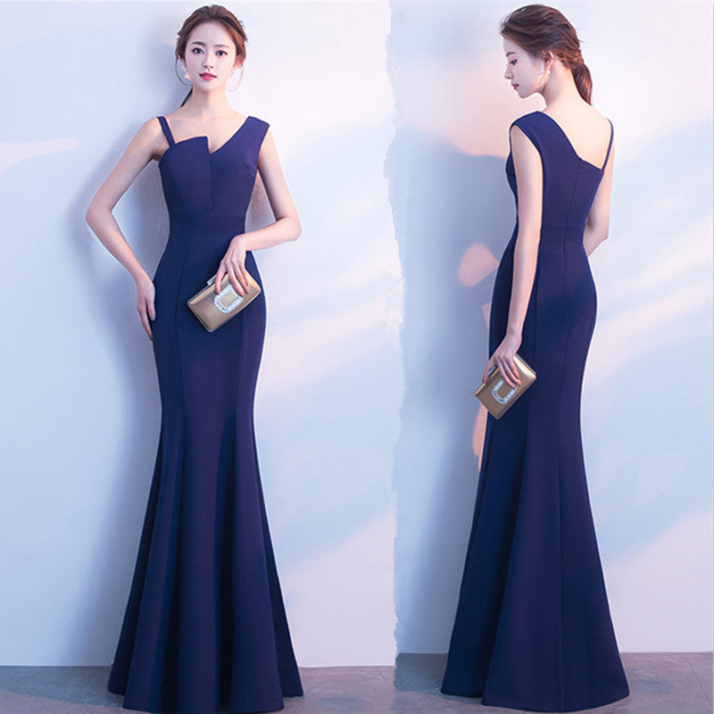 Fishtail A-line dress
