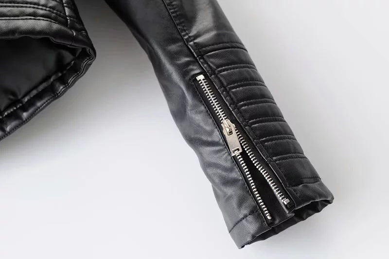 Women's leather motorcycle leather