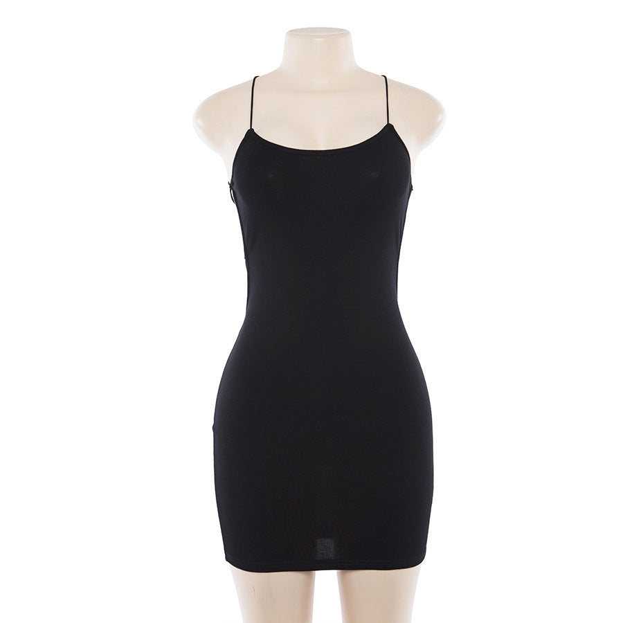 Cross Backless Dress