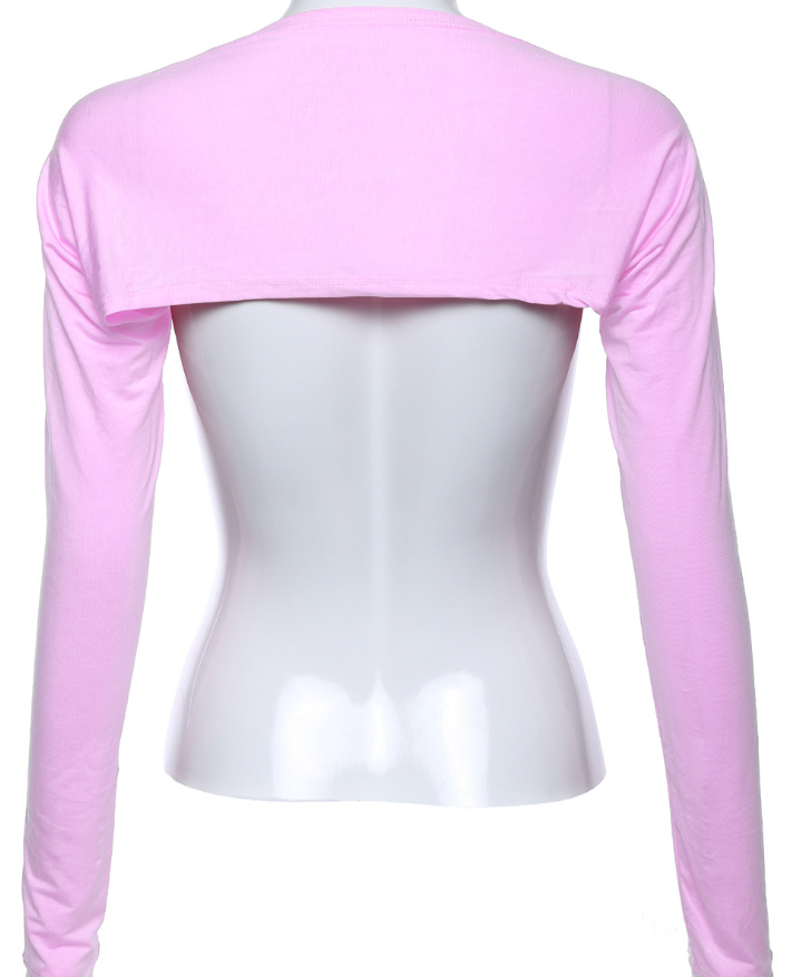 Shoulder long sleeve top