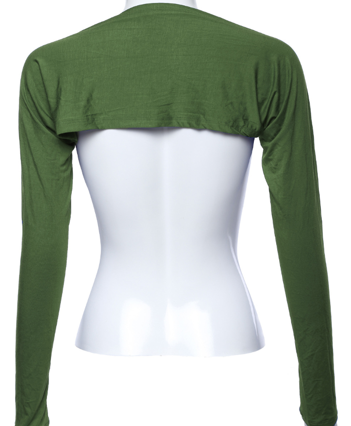 Shoulder long sleeve top