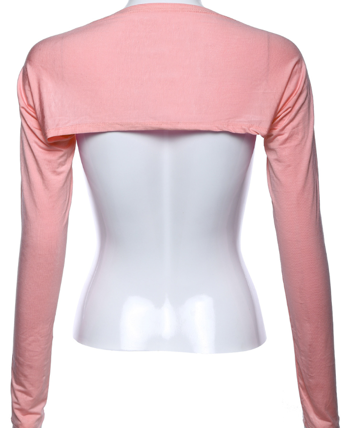 Shoulder long sleeve top