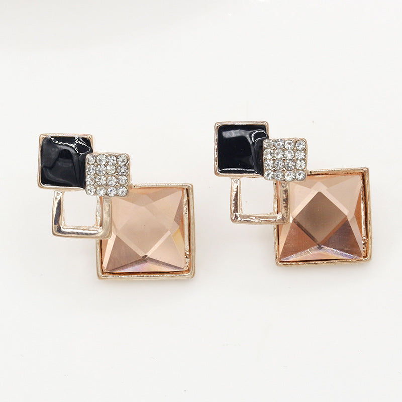 4 Square Earrings