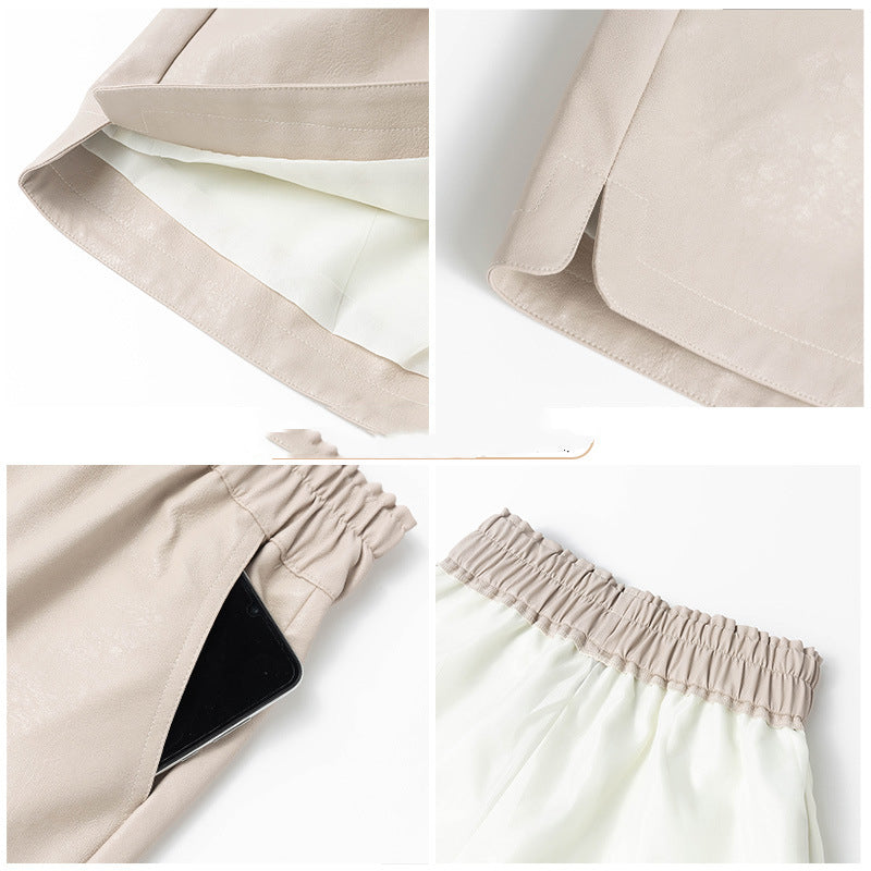 High-waisted A-line Thin WildWide-legged, Large SizeOuter Boots PantsWomen