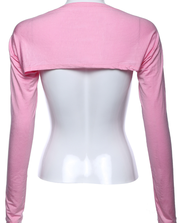 Shoulder long sleeve top