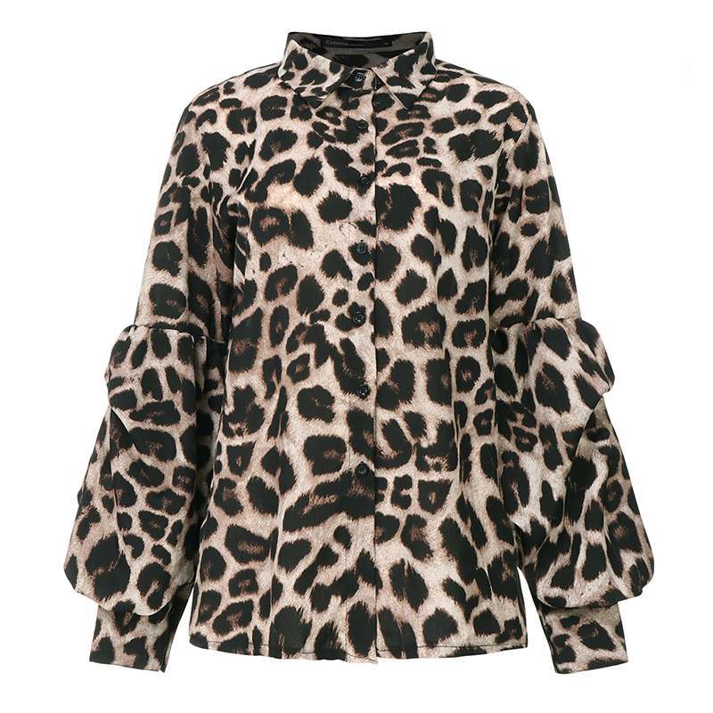 Leopard Puffy Sleeve