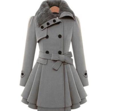 Peplum Coat