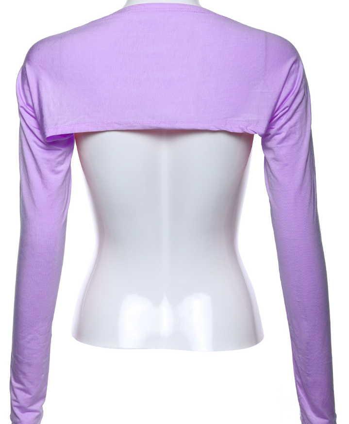 Shoulder long sleeve top