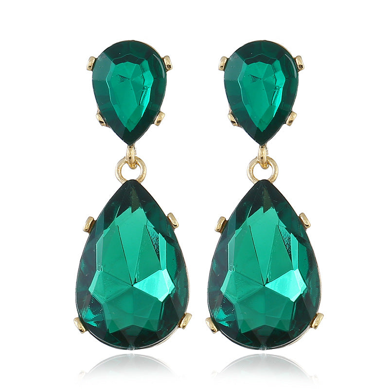 Crystal Drop Earrings