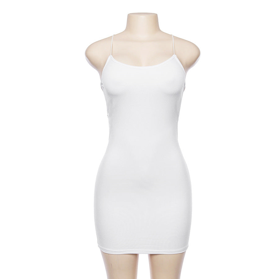 Cross Backless Dress